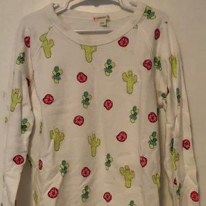 J. Crew Girl's Cactus Sweatshirt